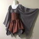 thumbnail image 4 of Vestido de corsé hoksml para mujer, moda sexy, ajustado, gótico, retro, color sólido, manga larga, cuello redondo, hasta media pantorrilla, vestido de fiesta en liquidación, 4 of 5