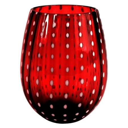 - Artland Inc. Ruby Cambria Stemless Tumbler Glasses - Set of 4