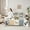 Gray White Brown, variant on Homewish Kids School King Bedding Set Rustic Farmhouse Cabin Hawaii Beach Super Cozy 7 Piece
