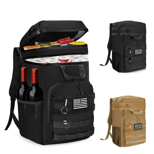 Mochila térmica WOTOW Tactical 40 L a prueba de fugas negra