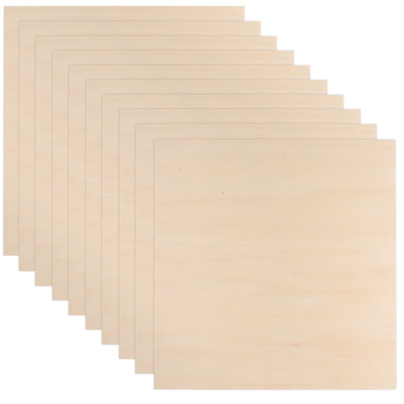 10Pcs DIY Blank Wooden Planks Unfinished Wooden Boards Wooden Planks Materials