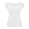 thumbnail image 3 of Tops for Women Trendy Active Dress Women Long Sleeve Long Sleeve Tees Running Shirt Athletic Top Womens Tunics Pattern T Shirts Thermal Slim Fit White S, 3 of 8