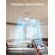 thumbnail image 4 of Ventilador de techo Dreo Smart 132 cm con luces de 12 velocidades, color gris, 4 of 9