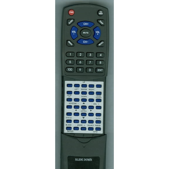 Replacement Remote for VIVITEK 5041812501, RT5041812501, D5500, D859, D732MX, D853W, D857WT, D825MX, D850, D855ST, D851, D735VX