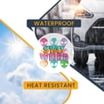thumbnail image 5 of Magnet Me Up Stay Weird Colorful Alien Magnet Decal, 5 inch, Automotive Magnet, 5 of 7