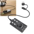 thumbnail image 1 of Usb USB Sound Card External Stereo Sound Card with Volume Control USB to 3.5mm Jack Sound Adapter for PC Laptop Desktop Headset, 1 of 7