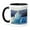 Black/White, variant on 3drose, Icebergs Drifting in the Fjords of Southern Greenland, Denmark, 11oz Magic Transforming Mug