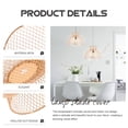 thumbnail image 3 of OULII 1Pcs Hollow Metal Lamp Shade 5.9X5.9X4.5In For Home Decoration, 3 of 8
