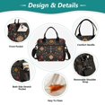 thumbnail image 3 of Small Cooler Bag Lunch Bag Portable Meal Bag Work Meal Bag Outdoor Meal Bag Travel Meal Bag Picnic Meal Bag Going Out Meal Bag Cute Christmas Pattern, 3 of 6
