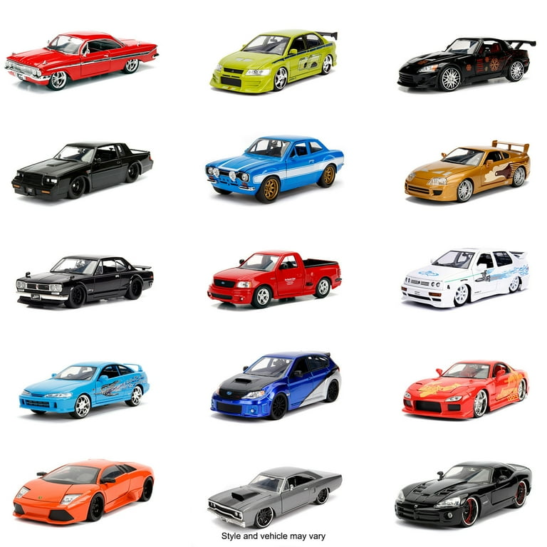 Jada Toys Fast & Furious 1:24 Die-cast Car Vehicle Playset Assortment 