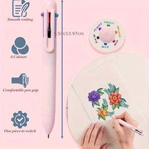 34PCS Aesthetic Pencil Case Supplies Cute Pencil Case Supplies with 6 Pastel Highlighters 6 Black Gel Pens 6 Mechanical Pencils College Essentials Bible Study Journaling Kit Birthday Gifts