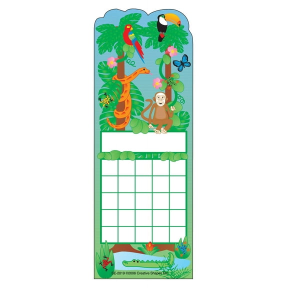 SHAPES ETC. Personal Incentive Chart - Rainforest