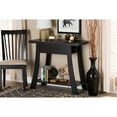 thumbnail image 7 of Baxton Studio Herman Modern and Contemporary Dark Brown Finished Wood 1-Drawer Console Table, 7 of 7