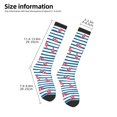 thumbnail image 5 of Balery Clown Fish Printed Novelty Socks Men's Women's Crew Socks Sports Socks Knee High Socks Cotton Socks Quirky and Cool Socks, 5 of 9