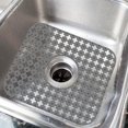 thumbnail image 2 of Práctico escurridor de platos de silicona para mesa, tapete de secado para fregadero, vajilla, almohadilla para encimera, utensilios de cocina para el hogar, suministros con agujero medio gris   JM, 2 of 5