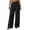*Black, variant on VBVC Women's Pleated Wide Leg Dress Pants , High Waisted Office Trousers For Women , Ladies' Casual Work Trousers with Pockets, Khaki , S-2XL