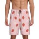 thumbnail image 1 of Balery Hand Drawn Strawberry Pantalones cortos de pijama de punto de algodón para hombre con cinturilla y bolsillos-4X-Large, 1 of 6