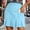 Light Blue, variant on YTCAMLO Pleated Mini Skirts for Women Classic High Waist A Line Skirt with Pocket Girls School Uniform Workout Flowy Skater Skirts, Brown XL