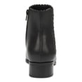 thumbnail image 2 of CHARTER CLUB Womens Black Scalloped Daxi Round Toe Block Heel Slip On Booties 7.5 M, 2 of 4