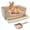 White, variant on Pink Large Small Animal Litter Box Toilet Potty Corner Bedding Pan for Adult Rabbits Guinea Pigs Ferrets