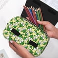 thumbnail image 6 of Sikiie Cartoon Frogs Print Flip Double-layer Pencil Case, All-purpose Stationery Bag for Study and Office, Zipper Design, Unisex, 6 of 7