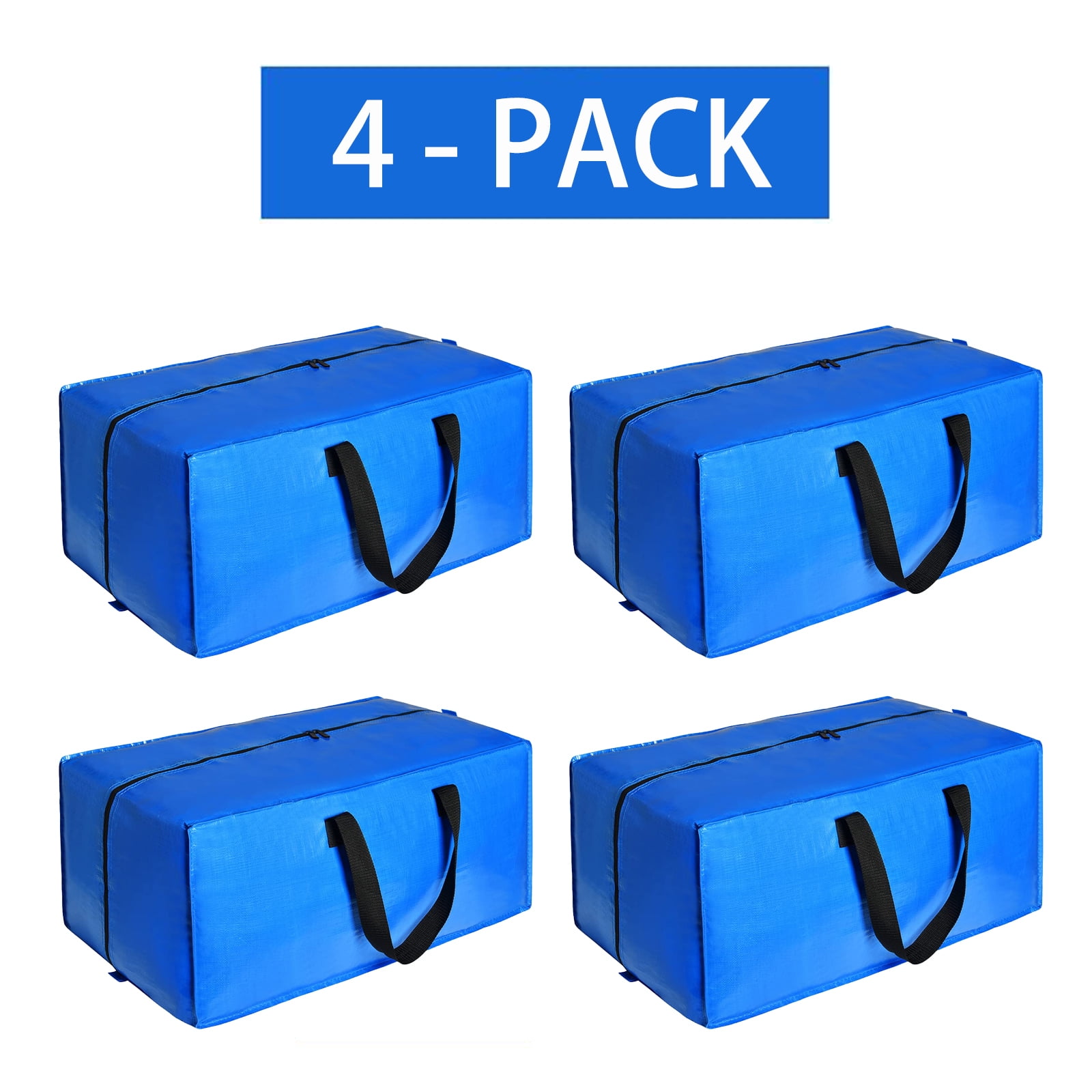 StorageRight Moving Bags-Heavy Duty Moving Boxes, Storage Totes with  Zipper, Reinforced Handles and Tag Pocket-Collapsible Moving Supplies for  moving