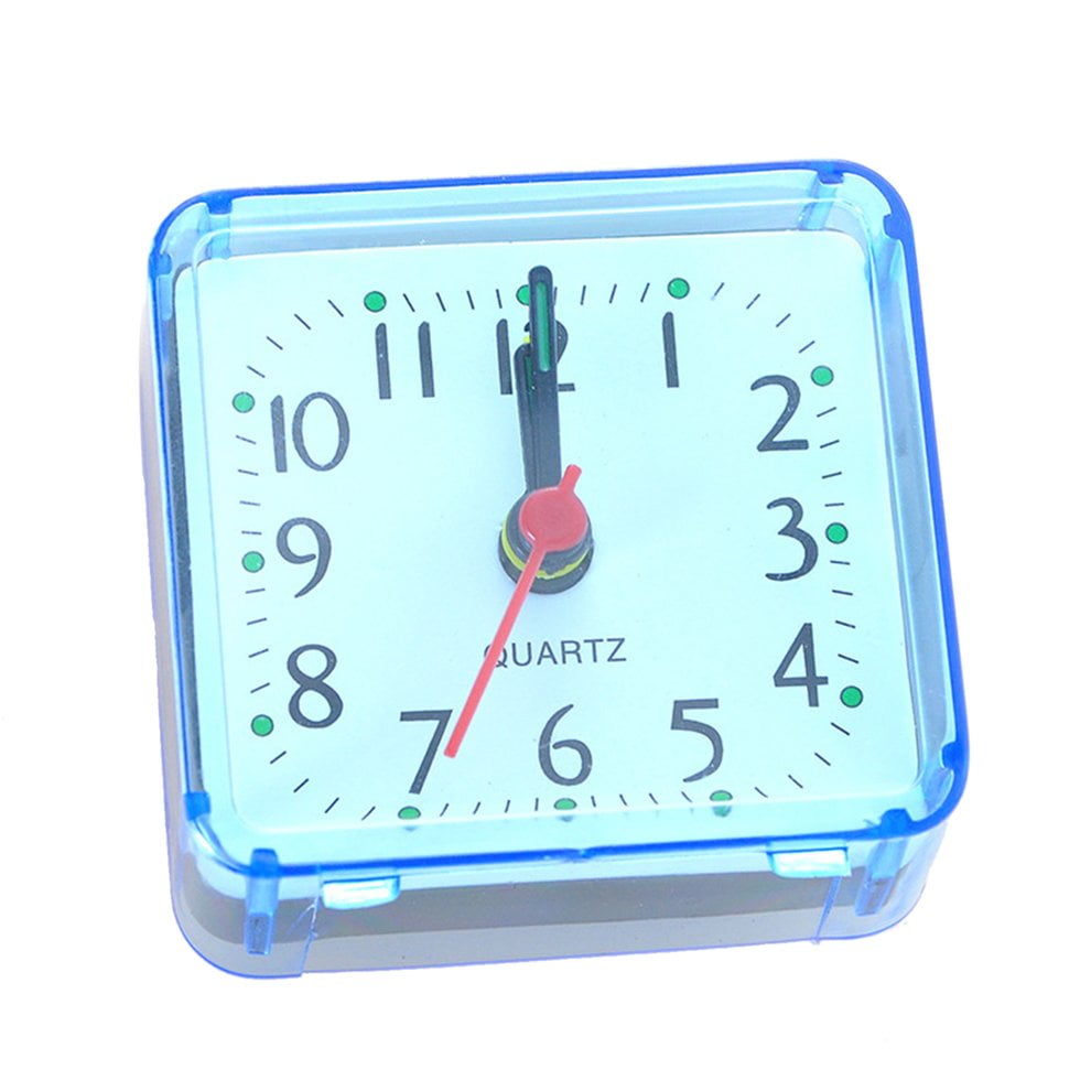Square Crystal Alarm Clock Watch Alarm Clock Bedside Office Electronic