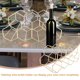 thumbnail image 3 of unbranded Soporte De Botella De Vino Metálico Dorado Estilo Para Y Uso Diario, 3 of 7
