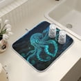 thumbnail image 7 of Ryvnso Octopus Texture Dish Drying Mat for Kitchen Countertop 18x24 Large Dish Pad Drainer Rack Dish Sink Mats, 7 of 7