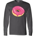thumbnail image 3 of Inktastic Pink Donut with Sprinkles Long Sleeve T-Shirt, 3 of 5