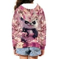thumbnail image 3 of DISNIMO Cherry Blossom Hoodie Kids Panda Hoodie for Girls Boy Zip Up Hoodies Boys Girl Zipper Hoodies Size 8-10 Streetwear Hoodie Jackets Sweatshirt Hoodies Sweatshirts Kid Coat, 3 of 7