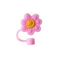 thumbnail image 1 of Silicone Straw Cover Protector 10mm Reusable Drinking Straw Covers Cap, Cute Cartoon Straw Tips Covers Straw Toppers for Tumblers Dust-Proof Straws Plugs R8B7, 1 of 9