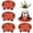 red, variant on topjuju 4Pcs 12 inch Heavy-duty Plant Caddies with Wheels, Plastic Plant Roller Stands, Pot Movers Plant Saucer on Wheels Indoor Outdoor Plant with Casters Planter Tray Coaster