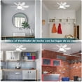 thumbnail image 2 of Ventilador de Techo Ventilux Blanco con Luz LED Regulable y Control Remoto, 2 of 7