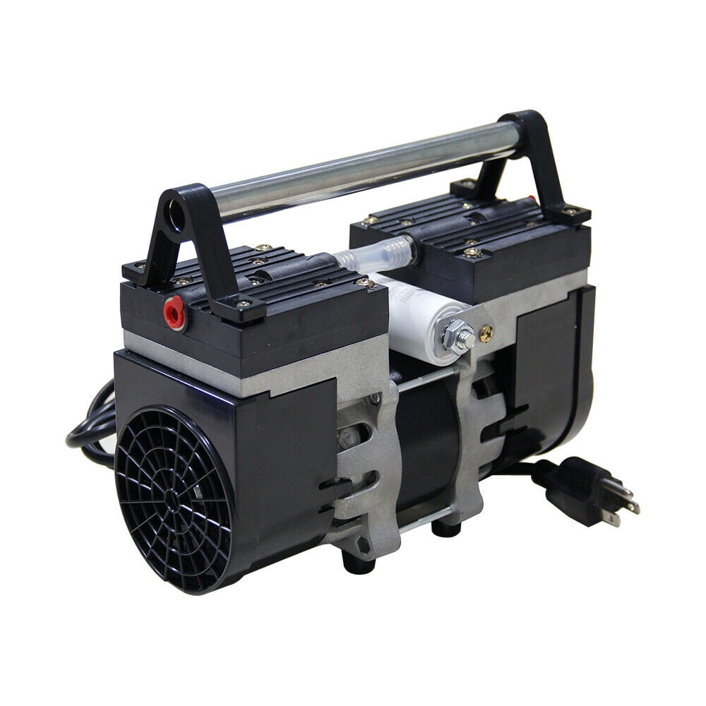 110V Oilless Brushless Diaphragm Vaccum Pump Double-Stage 100W,-950mbar