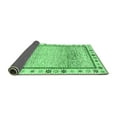 thumbnail image 2 of Ahgly Company Indoor Round Abstract Emerald Green Modern Area Rugs, 7' Round, 2 of 4