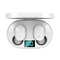 thumbnail image 2 of Auriculares inalámbricos recargables Auriculares manos libres estéreo V5.0 compatibles con Bluetooth, blanco 1 par Inevent EL004801-01, 2 of 7