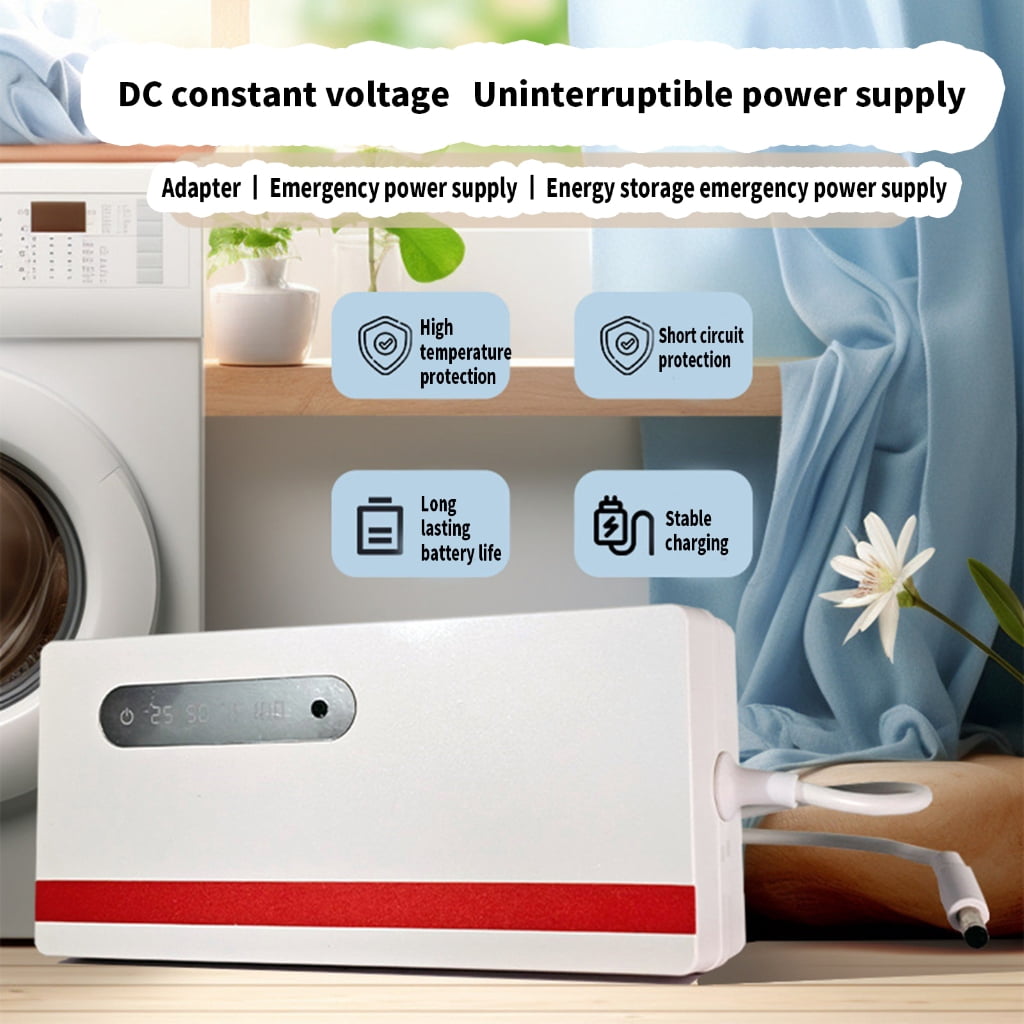 Ywmsfl 19V 4.74A UPS Backup Power Supply Small Backup Uninterruptible Power Supply for Router Optical Cats Mobile Device