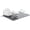 Charcoal, variant on Udry Dish Rack with Movable Pegs and Microfiber Drying Mat – Space-Saving Design Folds Up for Easy Storage, Basic Rack, Dark Grey