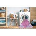 thumbnail image 2 of Ahgly Company Machine Washable Indoor Square Transitional Blossom Pink Area Rugs, 5' Square, 2 of 7