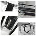 thumbnail image 3 of Clear Travel Bags for Toiletries, Waterproof Clear Plastic Cosmetic Makeup Bags, 3 of 8