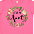 thumbnail image 4 of Inktastic I Love my Aunt- flower circle Boys or Girls Toddler T-Shirt, 4 of 5