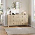 thumbnail image 1 of Kojooin Commo pour Chambre avec 6 Tiroirs, Commode Moderne Extra Grand de 54 Pouces et Meuble Télé pour Salon, 1 of 7