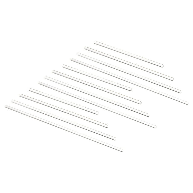 Varilla de vidrio borosilicato 3.3 de Uxcell de 5.91" 7.87" 9.84" 11.81" de longitud para laboratorio, cocina, ciencia, 12 en 3 sets
