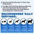 thumbnail image 4 of Fish Oil for Dogs - Skin and Coat Omega-3 Drop - Dog Dry Skin & Dog Shedding Support - Promoting Shiny Coat - No Fishy - 120 Count Softgels, 4 of 9