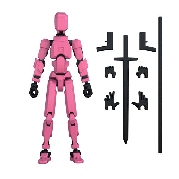 Merryxd Titan 13 Figura de acción Ensamblaje completo Dummy 13 Figura de acción Lucky 13 Figura de acción T13 Figura de acción Impreso en 3D Multiarticulación Móvil Nova 13 Figura de acción Juguete Ro