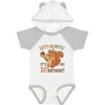 thumbnail image 3 of Inktastic 1st Birthday Squirrel Let's Go Nuts Party Theme Boys or Girls Baby Bodysuit, 3 of 5
