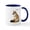 White/Navy Inside, variant on CafePress - Swift Fox Mug - 11 oz Ceramic Mug - Novelty Coffee Tea Cup