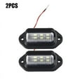 thumbnail image 2 of Blarkrus 2pcs 6led Truck License Plate Light Car Truck Bus Trailer Tail Light Side Light 12-24v, 2 of 8