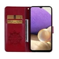 thumbnail image 4 of Feishell Wallet Case for Samsung Galaxy A25 5G,Owl Embossed Pattern Premium PU Leather with Card Holder Magnetic Clasp Flip Holder Phone Case Cover for Samsung Galaxy A25 5G,Winered, 4 of 7